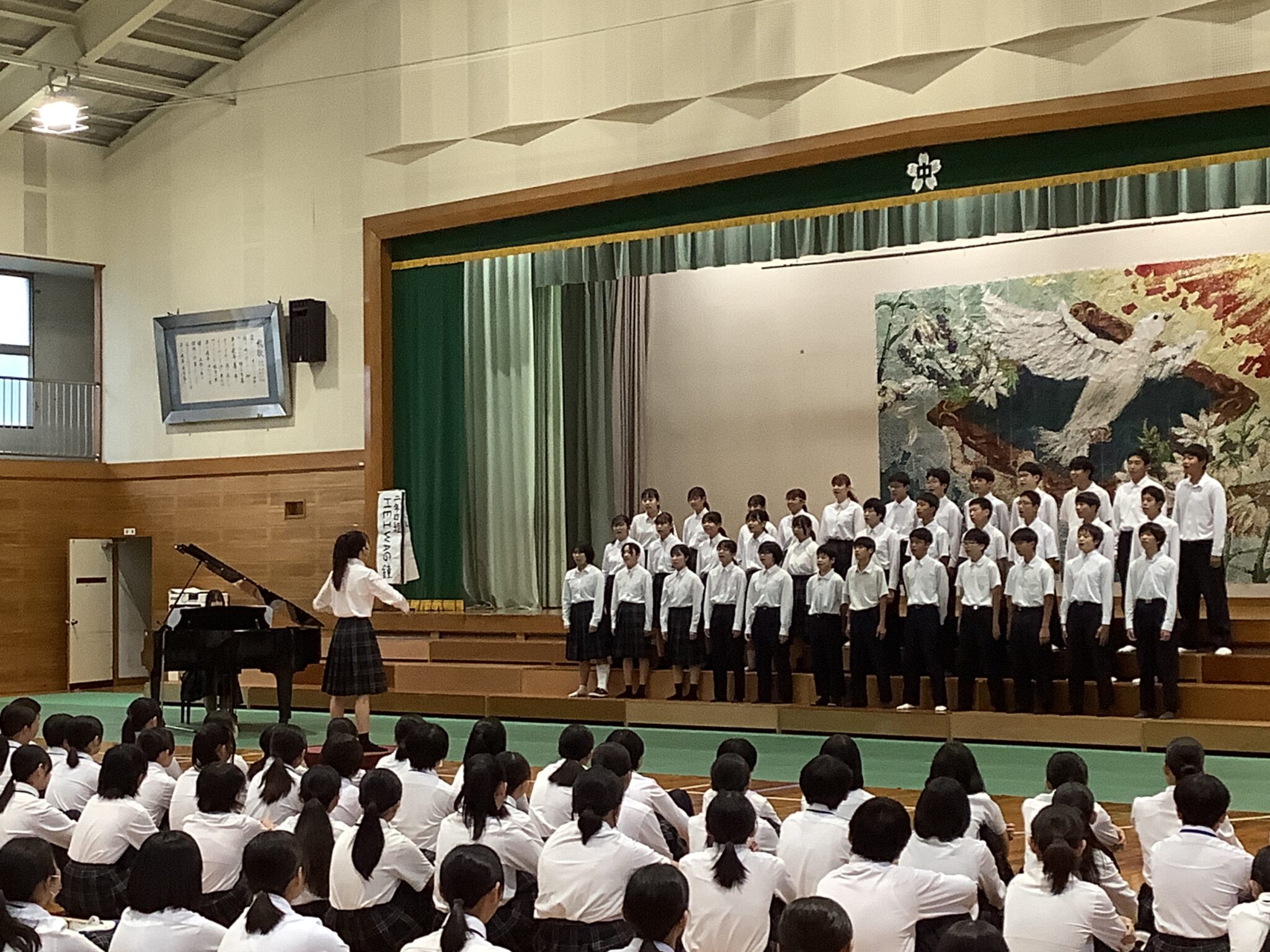 10月22日 合唱コンクール | 大分市立上野ヶ丘中学校